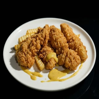 Chicken Strips and a Roll