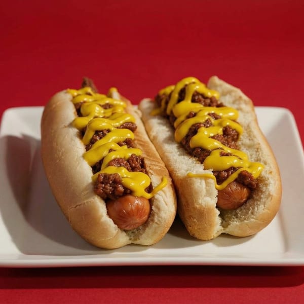 Chili Dog with homemade chili