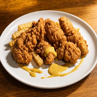 Chicken Strips and a Roll